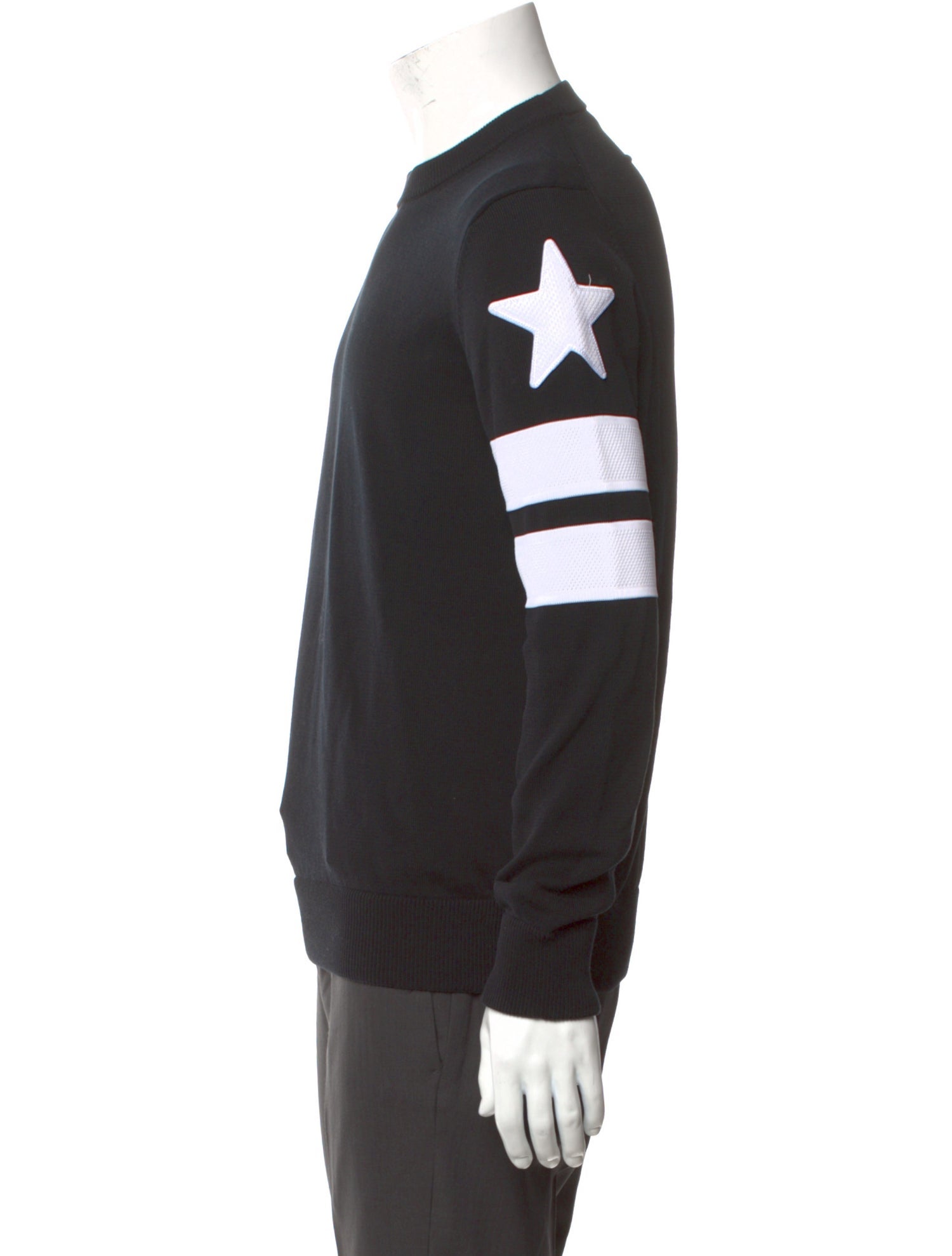 Givenchy Striped Crew Neck T-Shirt