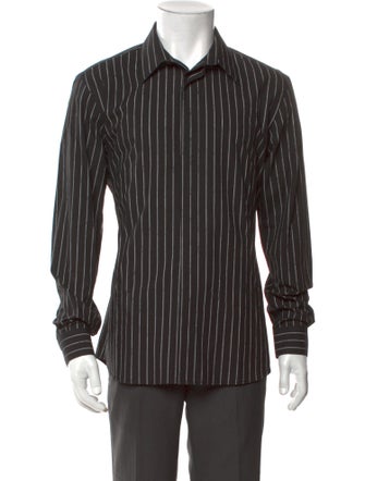 Givenchy Striped Long Sleeve Dress Shirt