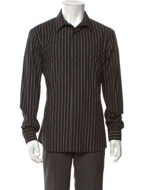 Givenchy Striped Long Sleeve Dress Shirt