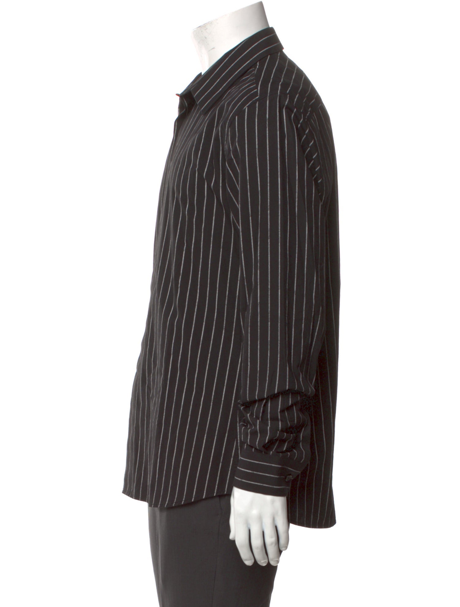 Givenchy Striped Long Sleeve Dress Shirt