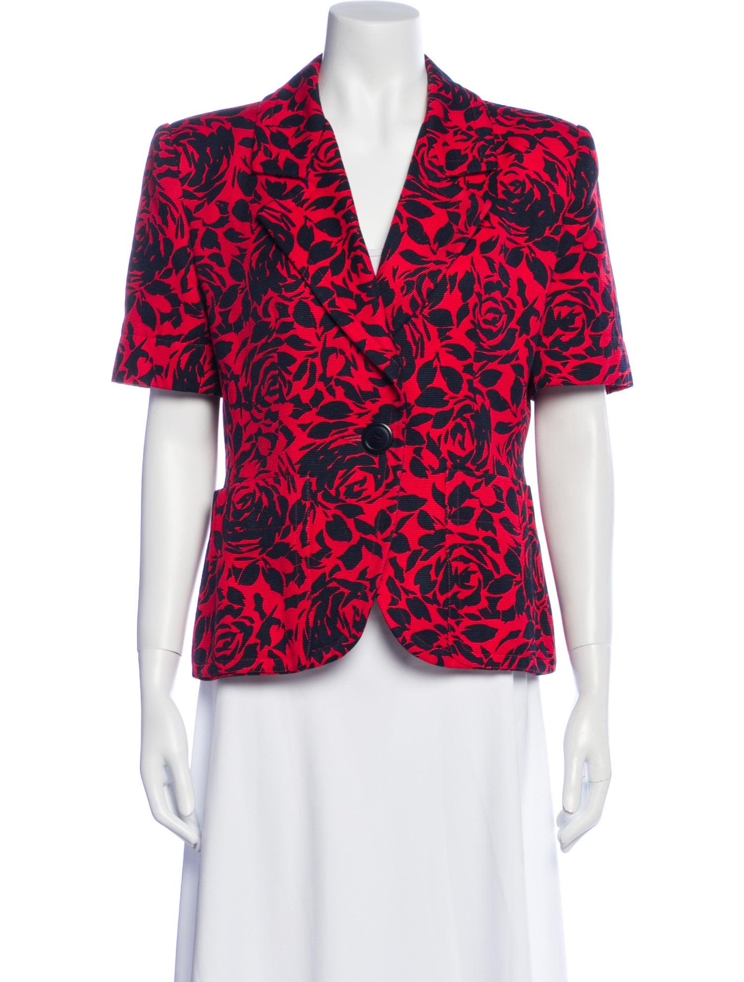 Givenchy Floral Print Evening Jacket