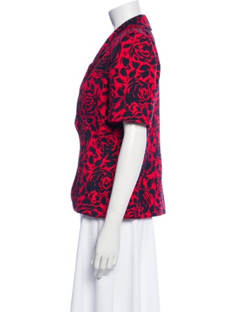 Givenchy Floral Print Evening Jacket