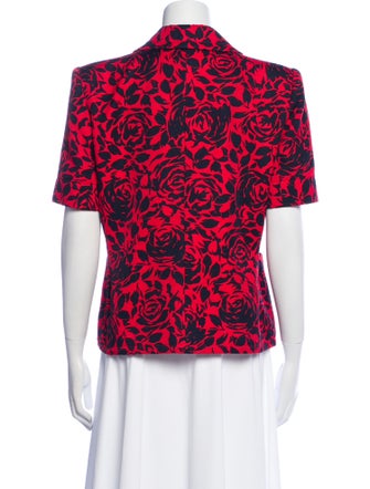 Givenchy Floral Print Evening Jacket