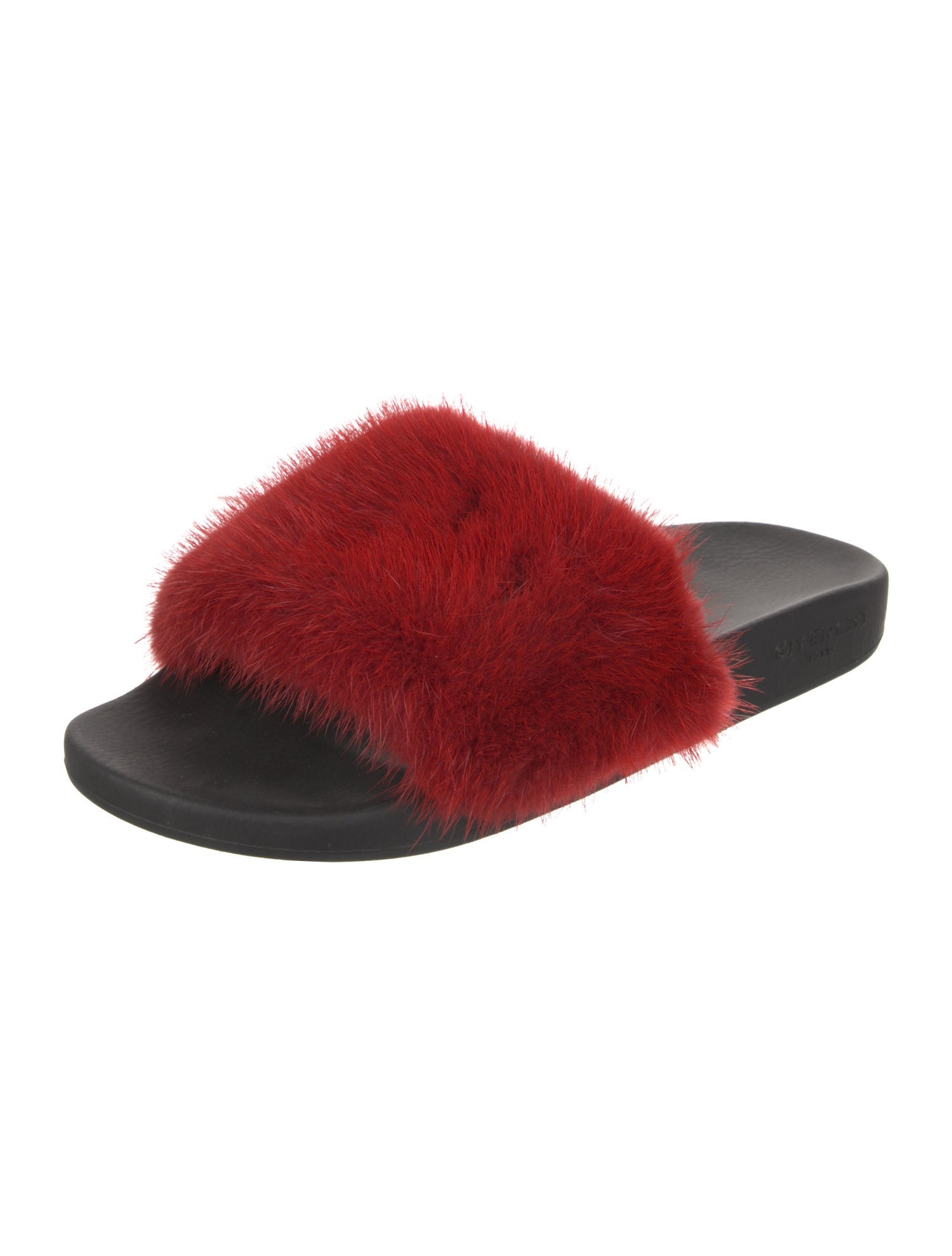 Givenchy Fur Slides