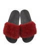 Givenchy Fur Slides