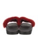 Givenchy Fur Slides