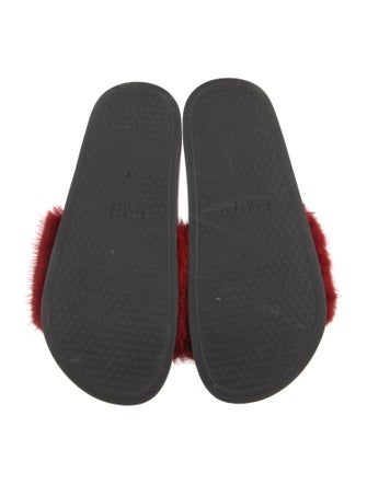 Givenchy Fur Slides