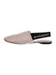 Givenchy Quilted Pattern Leather Slingback Flats