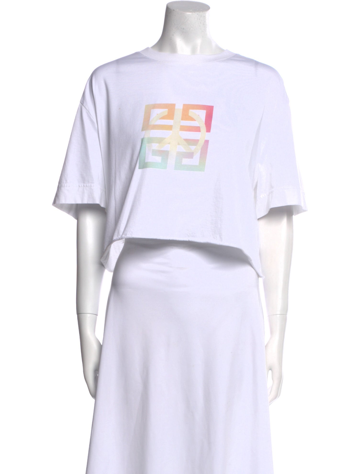 Givenchy Graphic Print Crew Neck T-Shirt