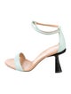 Givenchy Leather Colorblock Pattern Sandals