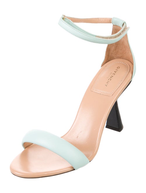 Givenchy Leather Colorblock Pattern Sandals