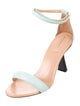 Givenchy Leather Colorblock Pattern Sandals