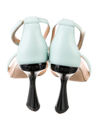 Givenchy Leather Colorblock Pattern Sandals