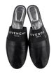 Givenchy Leather Grosgrain Trim Mules