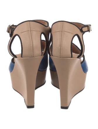 Givenchy Leather Colorblock Pattern Sandals