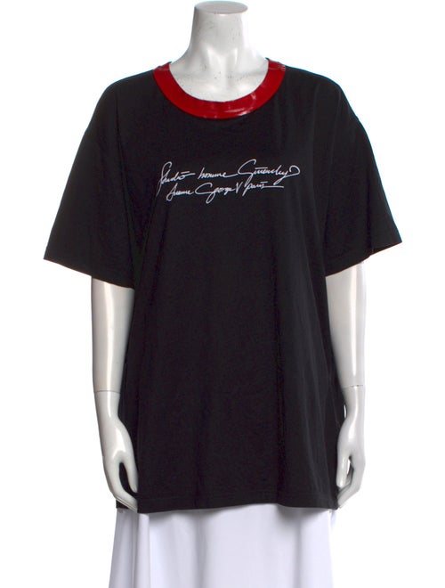 Givenchy Graphic Print Crew Neck T-Shirt