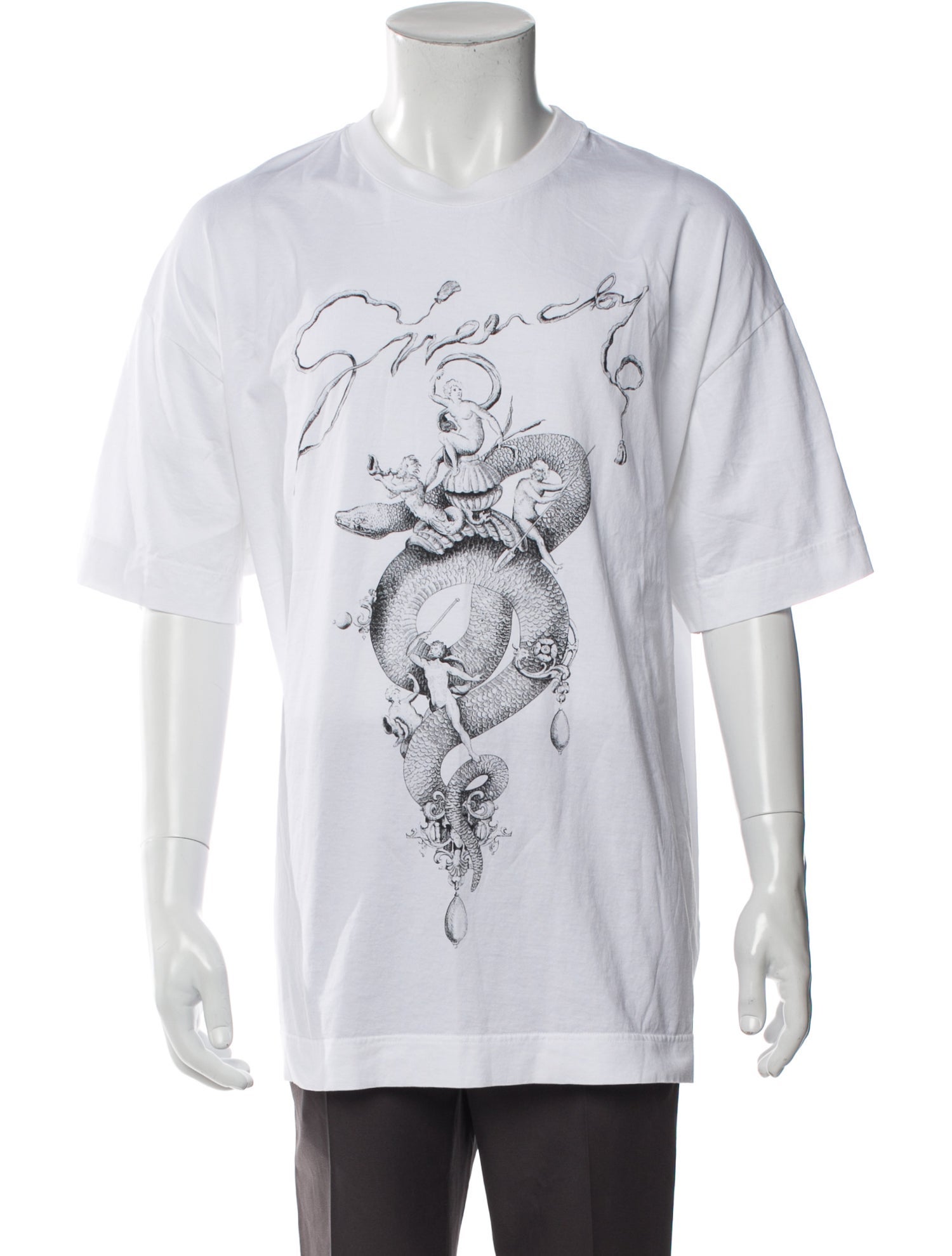 Givenchy Graphic Print Crew Neck T-Shirt