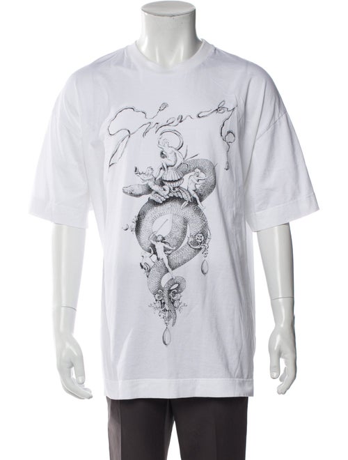 Givenchy Graphic Print Crew Neck T-Shirt