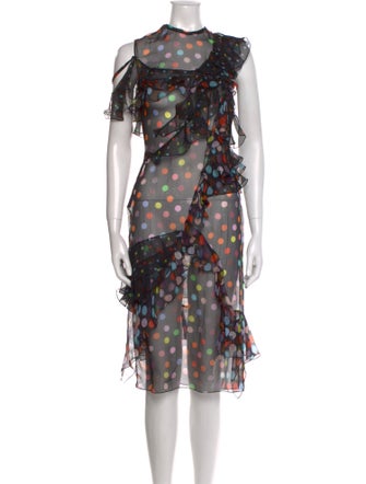 Givenchy Silk Midi Length Dress