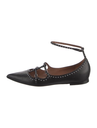 Givenchy Leather Studded Accents Flats
