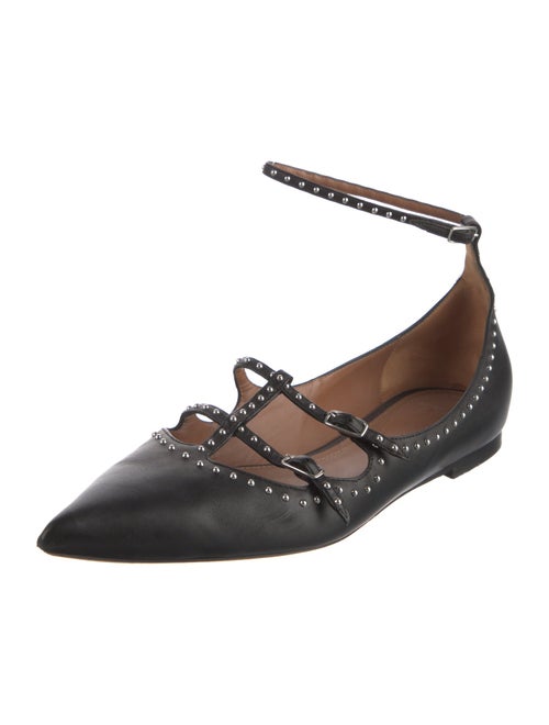 Givenchy Leather Studded Accents Flats