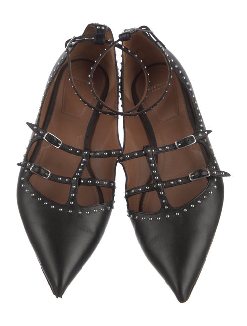 Givenchy Leather Studded Accents Flats