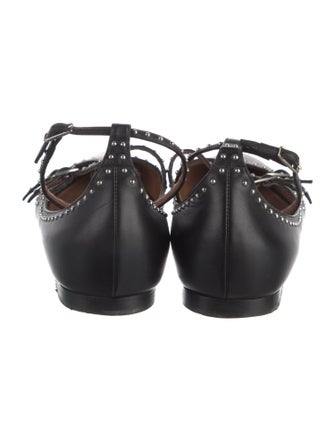 Givenchy Leather Studded Accents Flats