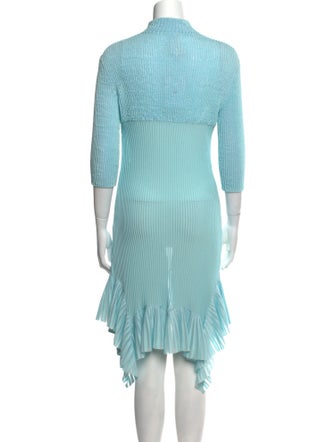 Givenchy Mock Neck Midi Length Dress