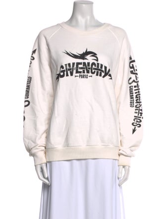 Givenchy Graphic Print Crew Neck Sweatshirt