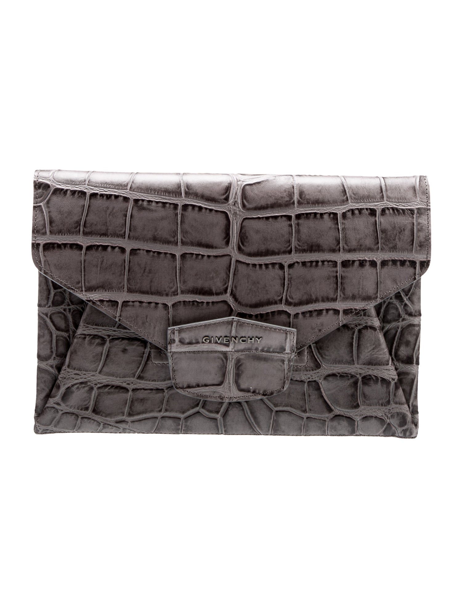 Givenchy Embossed Leather Clutch