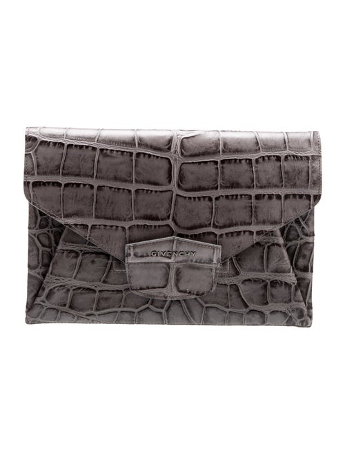 Givenchy Embossed Leather Clutch