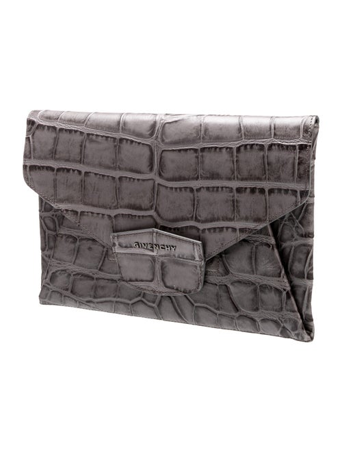 Givenchy Embossed Leather Clutch