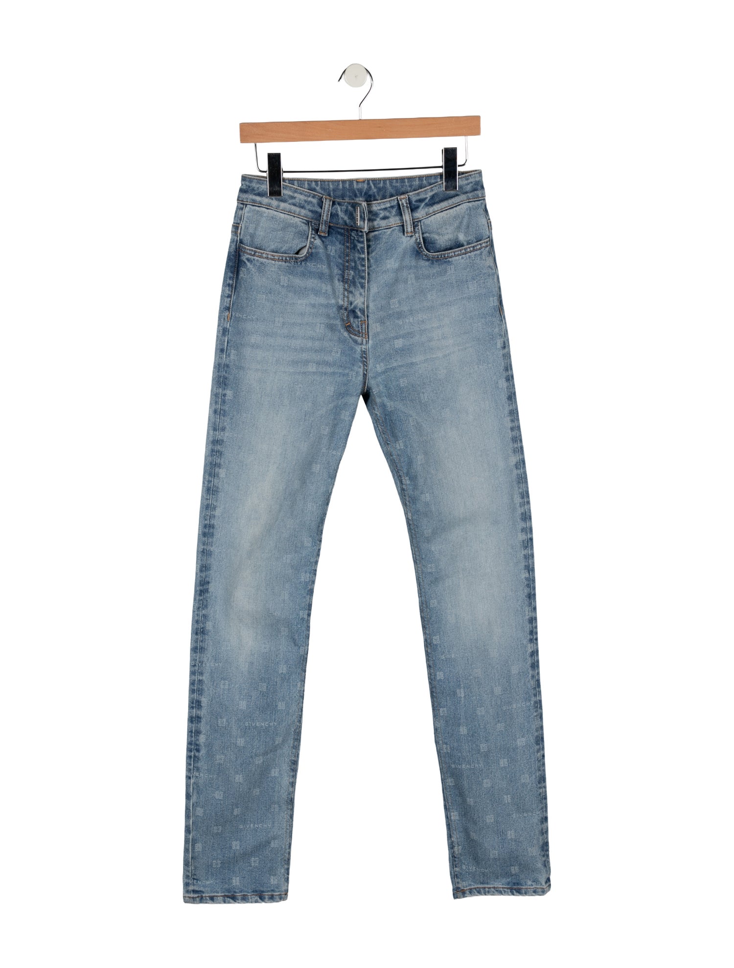 Givenchy Mid-Rise Straight Leg Jeans