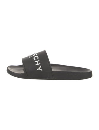 Givenchy Rubber Graphic Print Slides