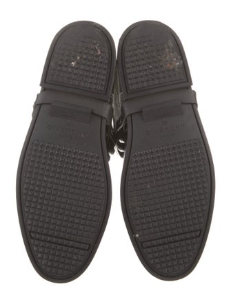 Givenchy Rubber Chain-Link Accents Rain Boots