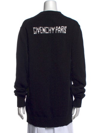 Givenchy Graphic Print Crew Neck Sweater