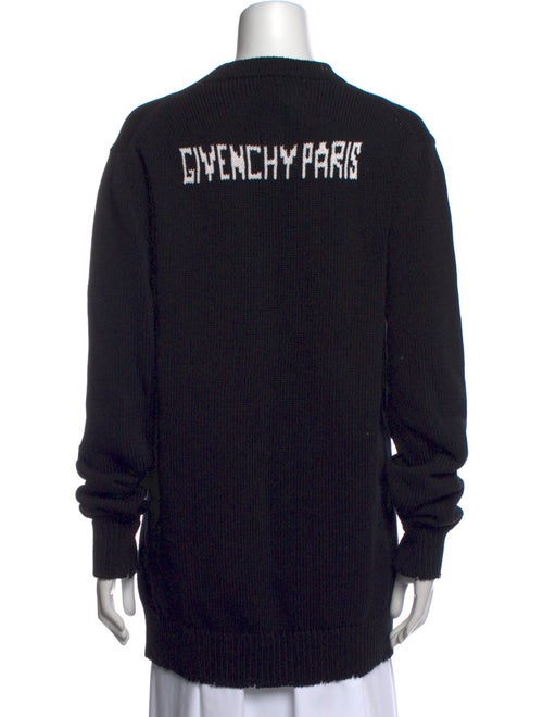 Givenchy Graphic Print Crew Neck Sweater