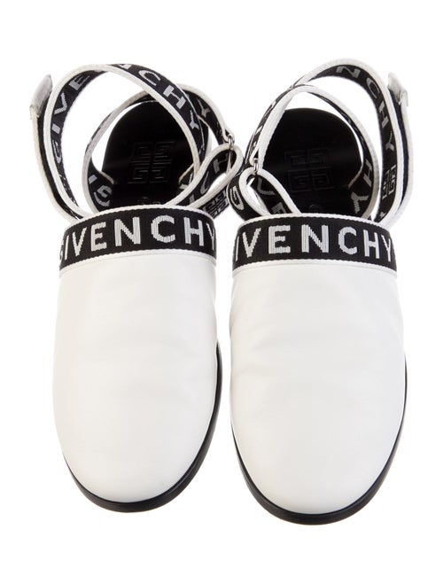 Givenchy Leather Printed Slingback Flats