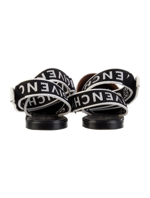 Givenchy Leather Printed Slingback Flats