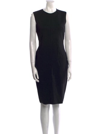 Givenchy Crew Neck Knee-Length Dress