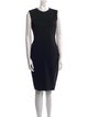Givenchy Crew Neck Knee-Length Dress