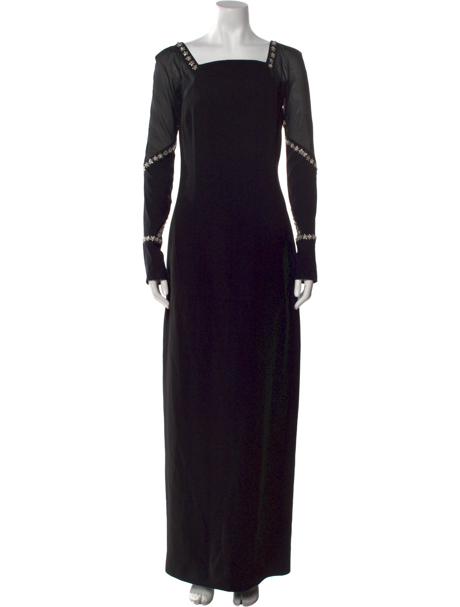 Givenchy Square Neckline Long Dress w/ Tags