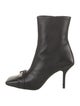 Givenchy Leather Whipstitch Trim Boots