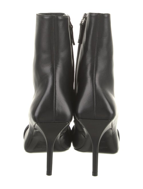 Givenchy Leather Whipstitch Trim Boots