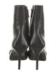 Givenchy Leather Whipstitch Trim Boots