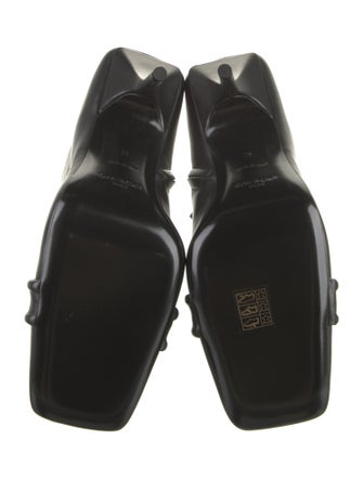 Givenchy Leather Whipstitch Trim Boots