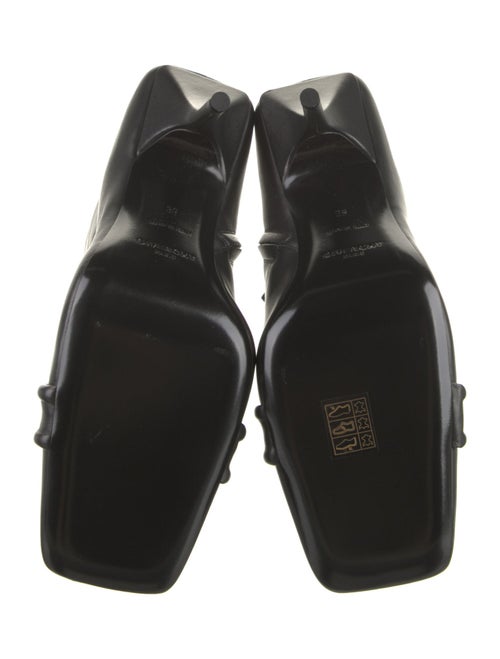 Givenchy Leather Whipstitch Trim Boots