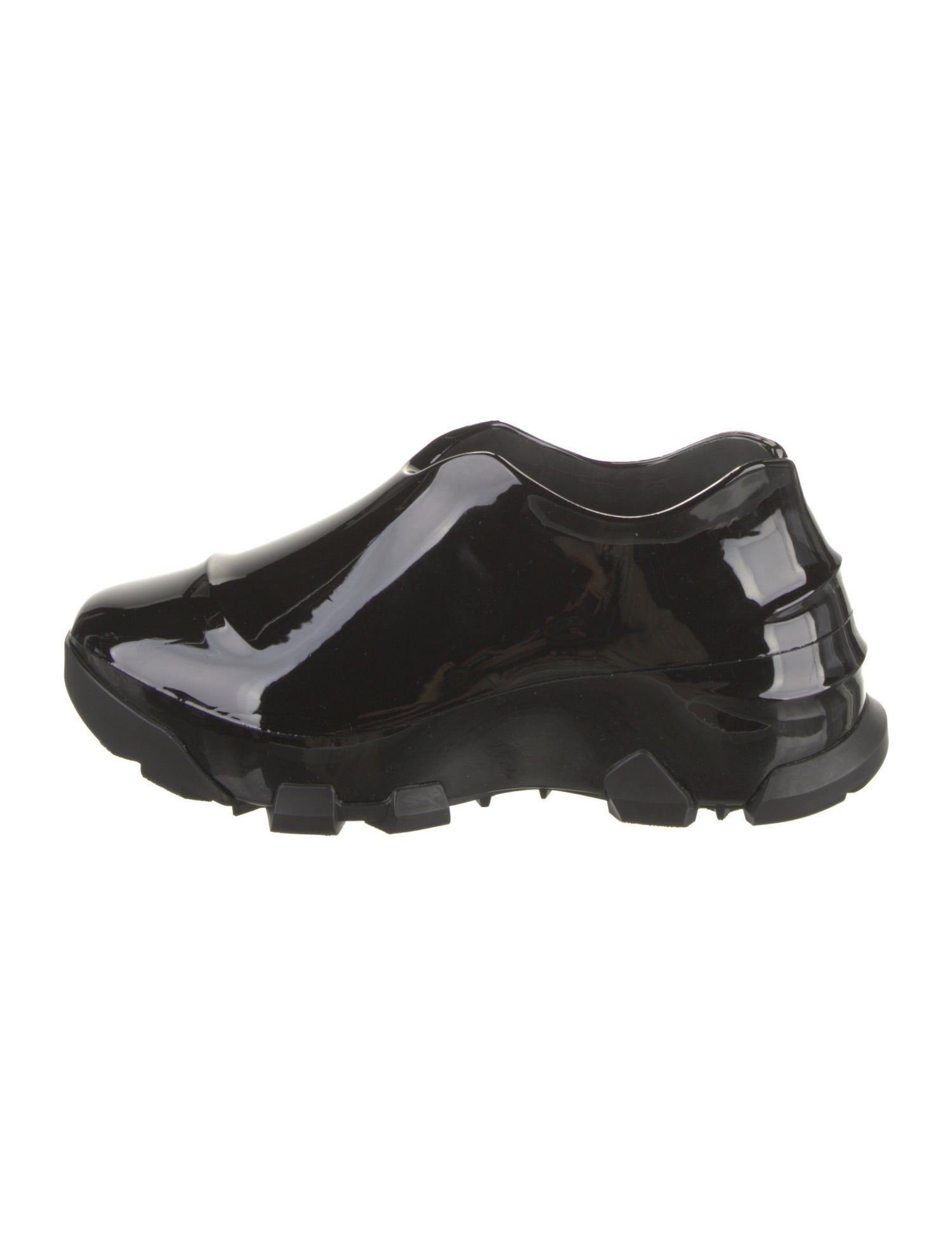 Givenchy Patent Leather Wedge Sneakers