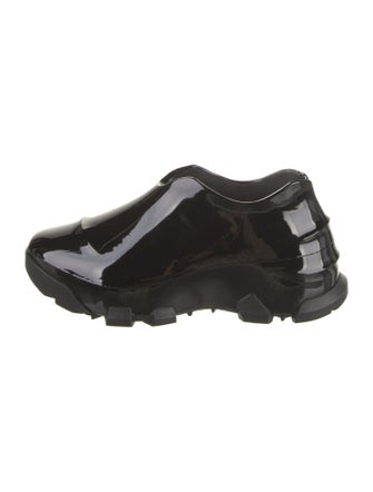 Givenchy Patent Leather Wedge Sneakers
