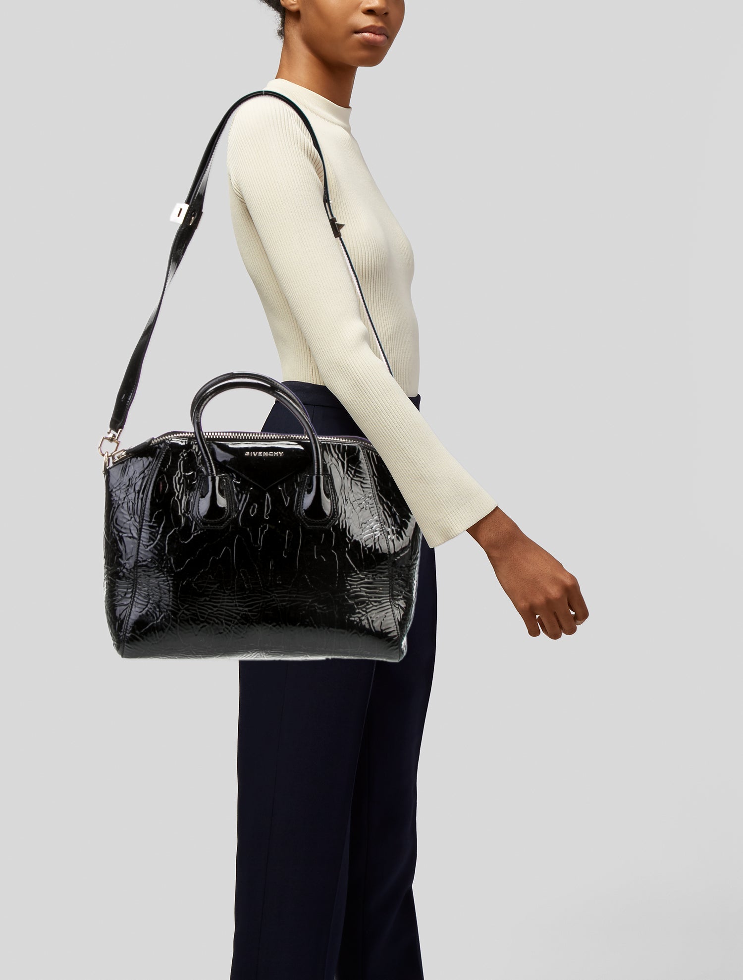 Givenchy Patent Leather Weekender Bag